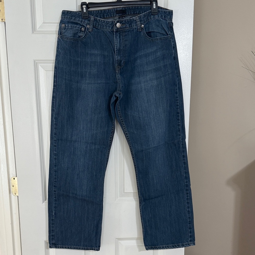 Alfani Dark Blue Relaxed Jeans